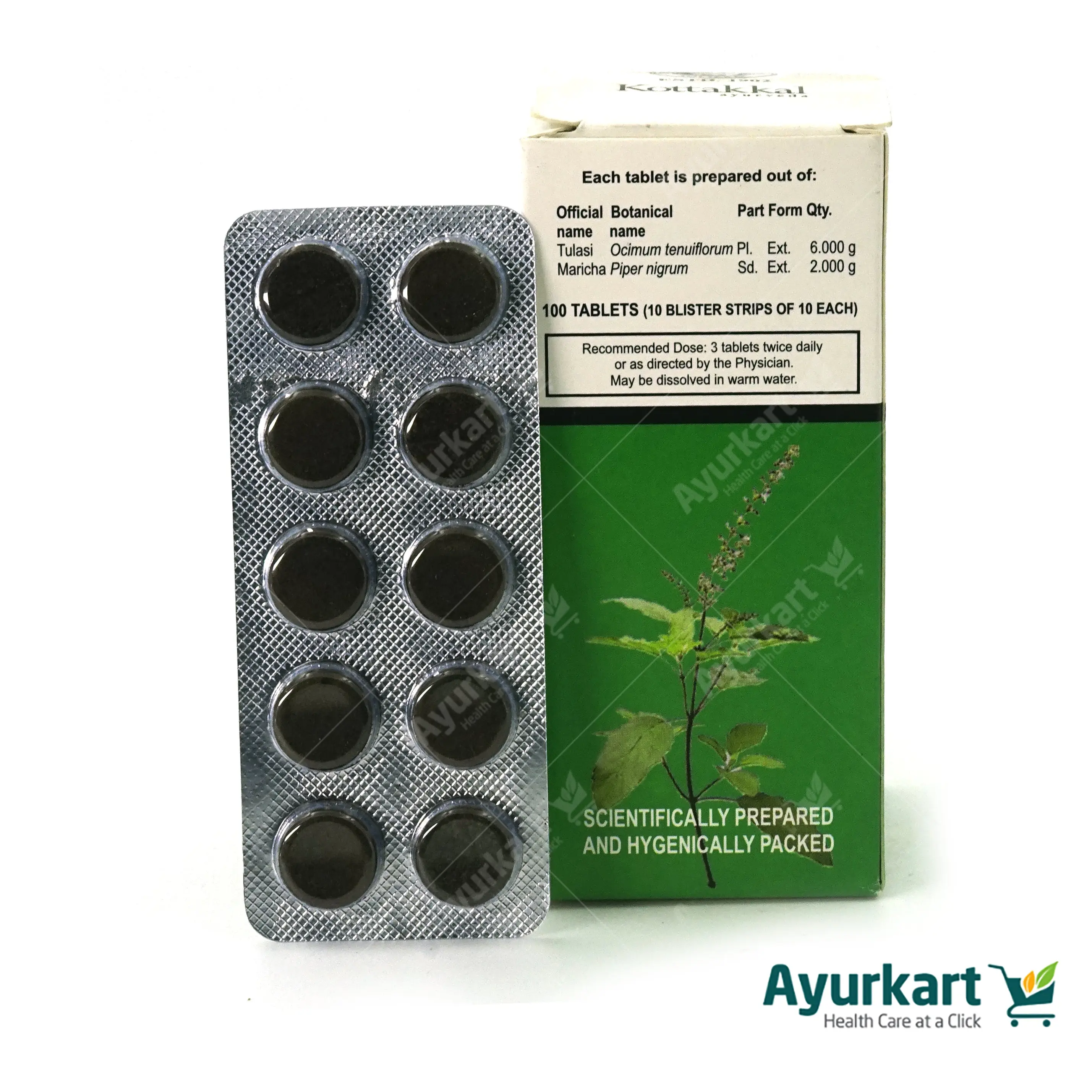 Sitajwarari Kwatham (Tablet) - 100Nos - Kottakkal - Image 3