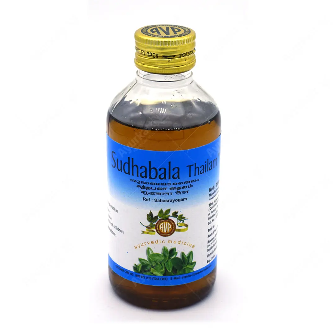 Sudhabala Thailam 200ML - AVP Ayurveda - Image 2
