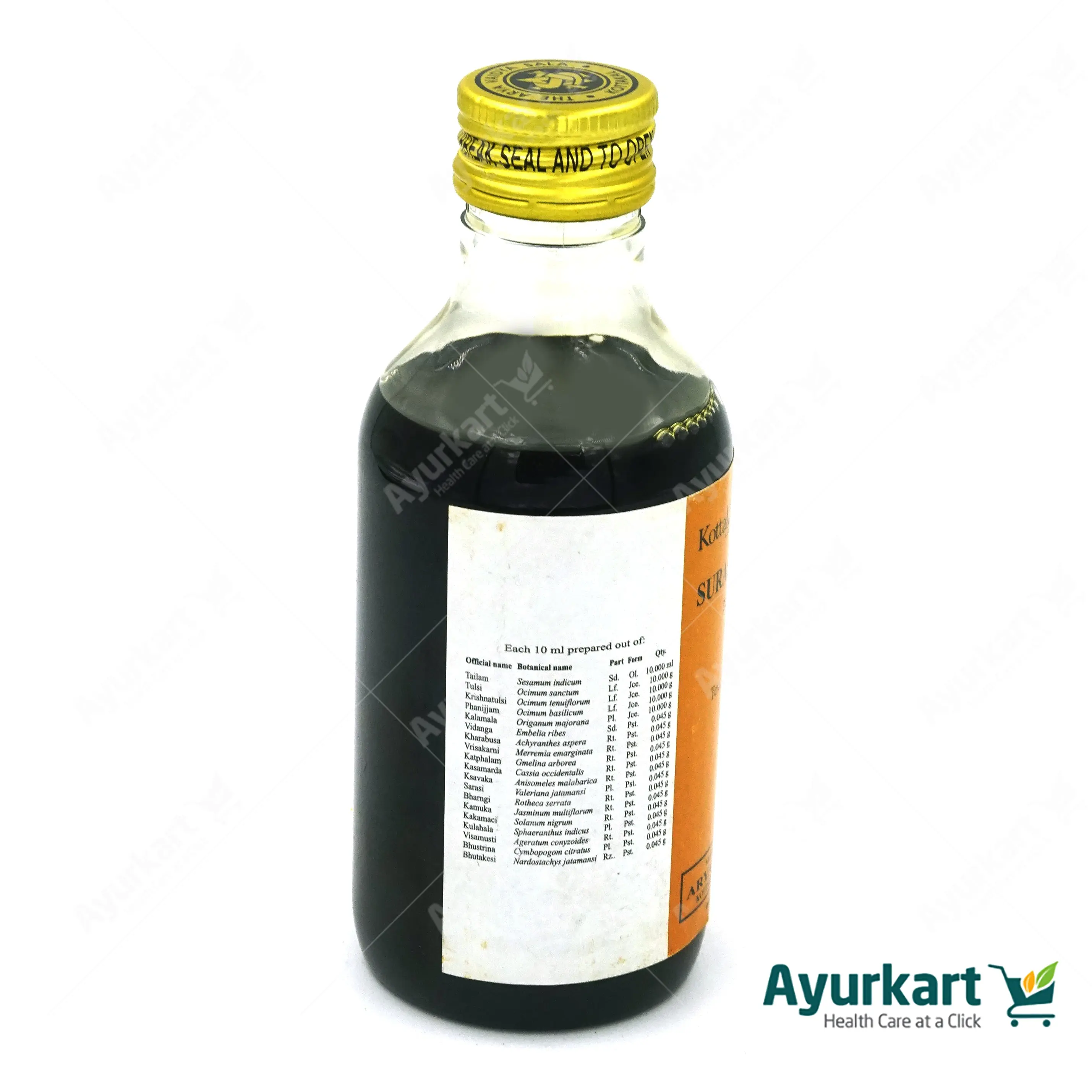 Surasadi Tailam - 200ML - Kottakkal - Image 3