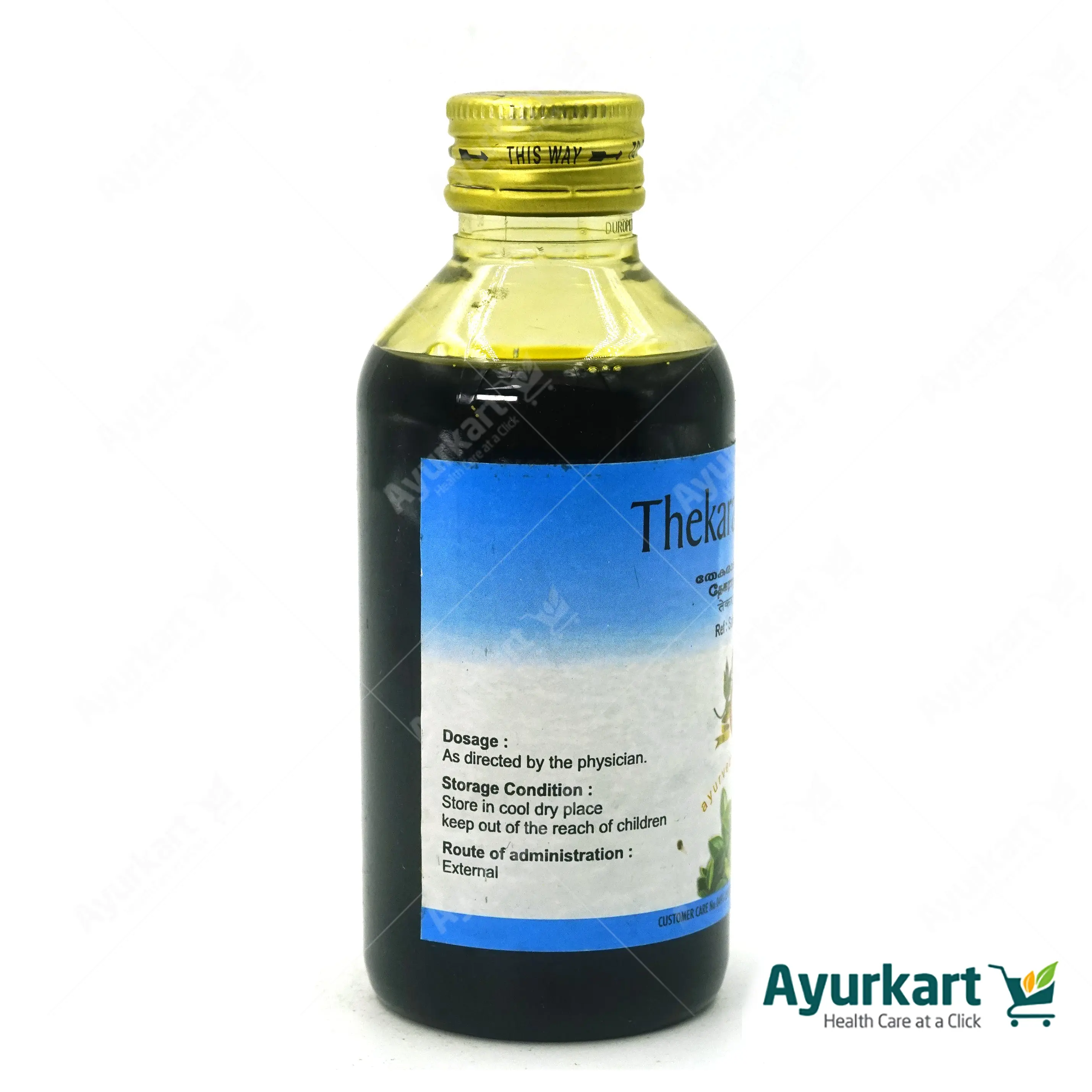 Thekaraja Thailam 200ML - AVP Ayurveda - Image 2