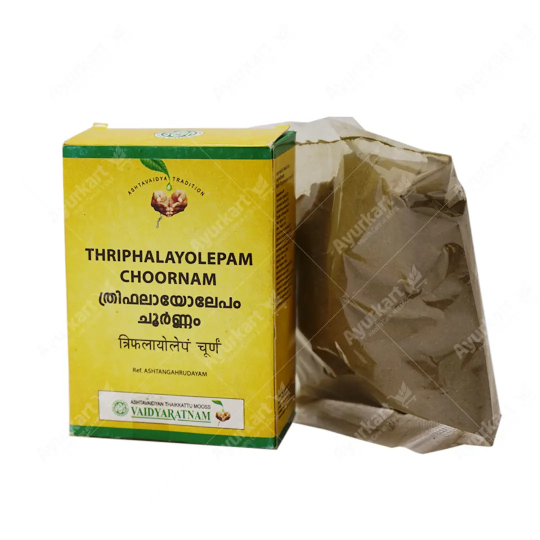 Thriphalayolepam Choornam - 50GM - Vaidyaratnam - Image 4