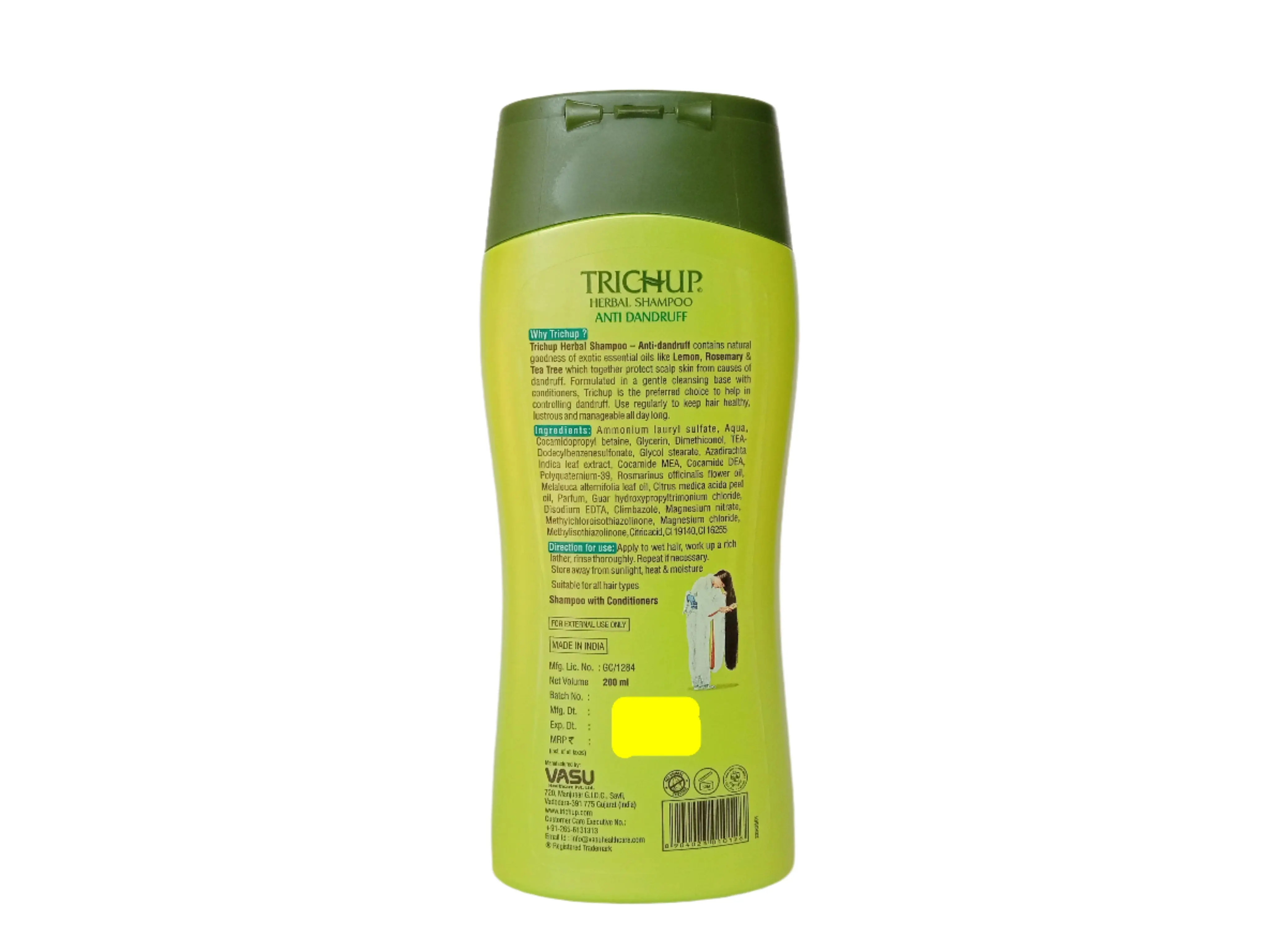 Trichup Anti-dandruff Shampoo - 200ml - Vasu HealthCare Pvt Ltd - Image 2