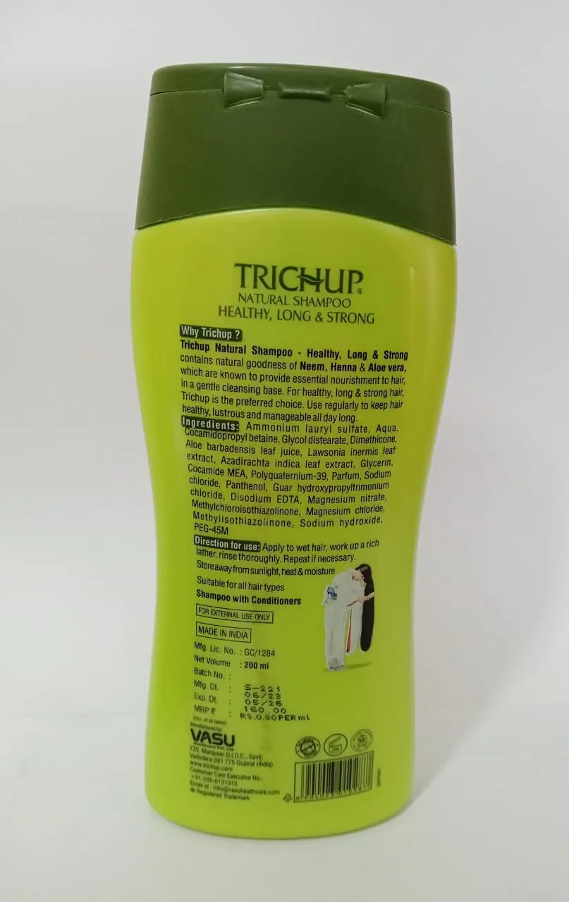 Trichup (Natural Shampoo ) - 200ml- Vasu Healthcare - Image 2