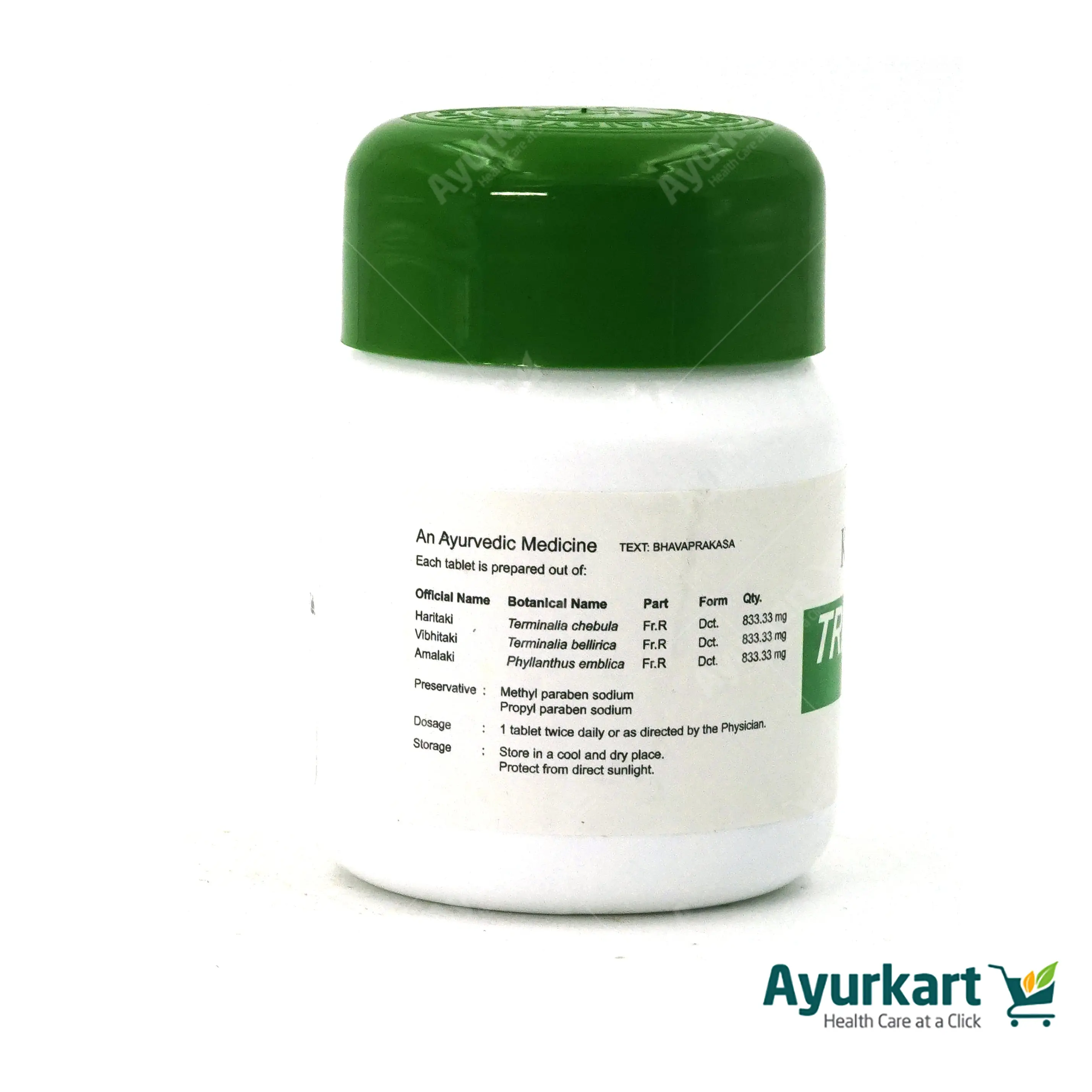 Triphala Tablets- Kottakkal Ayurveda - 60Nos - Image 3