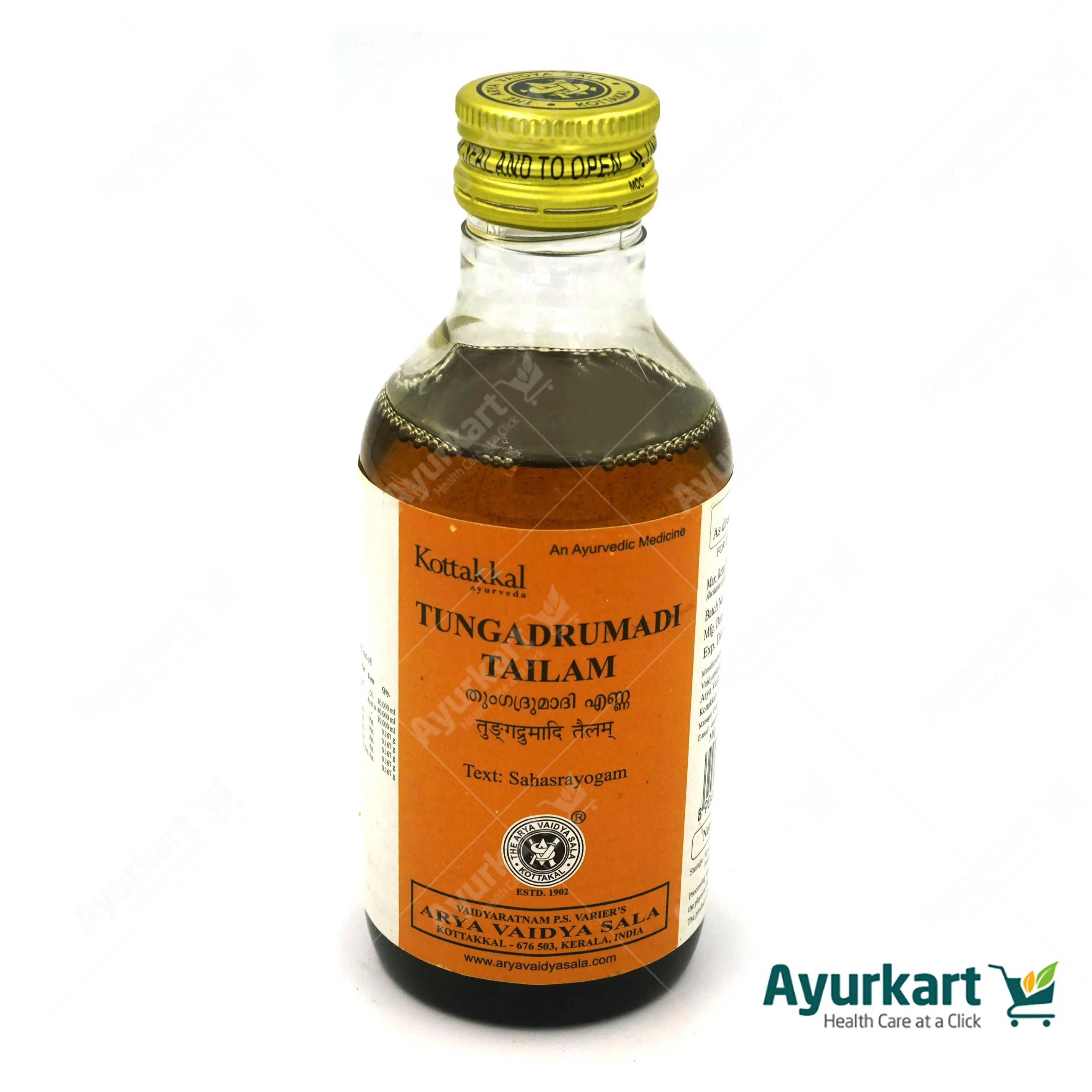 Tungadrumadi Tailam - 200ML - Kottakkal - Image 2