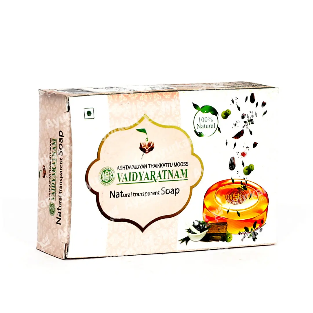 Vaidyaratnam Oushadha Soap - 75GM - Image 2