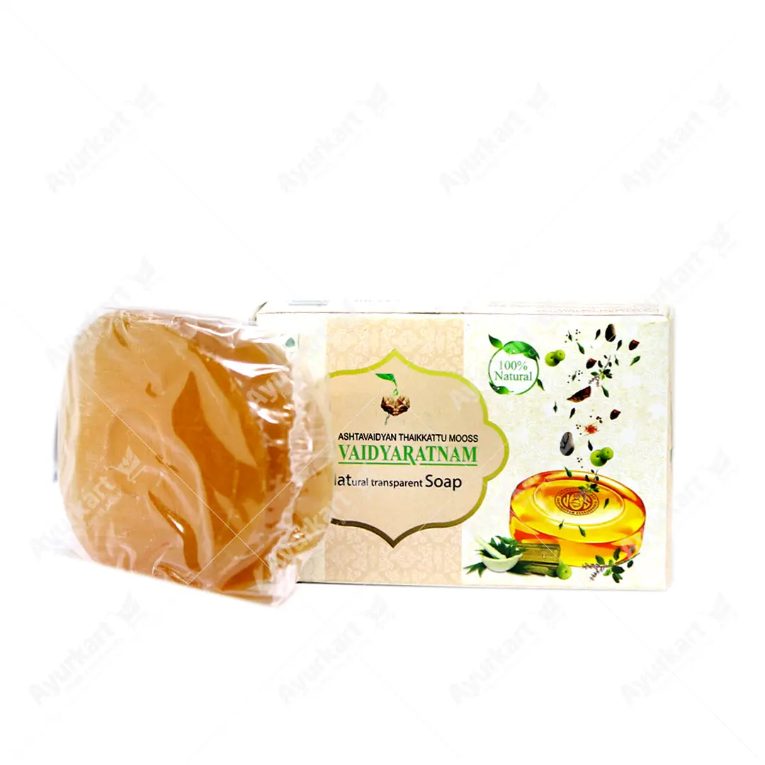 Vaidyaratnam Oushadha Soap - 75GM - Image 3