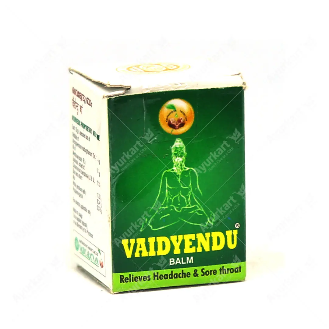 Vaidyendu Balm - 10GM - Vaidyaratnam - Image 3