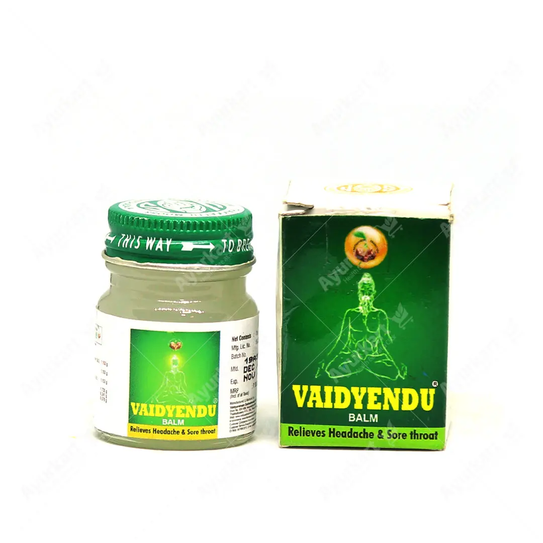 Vaidyendu Balm - 10GM - Vaidyaratnam - Image 4