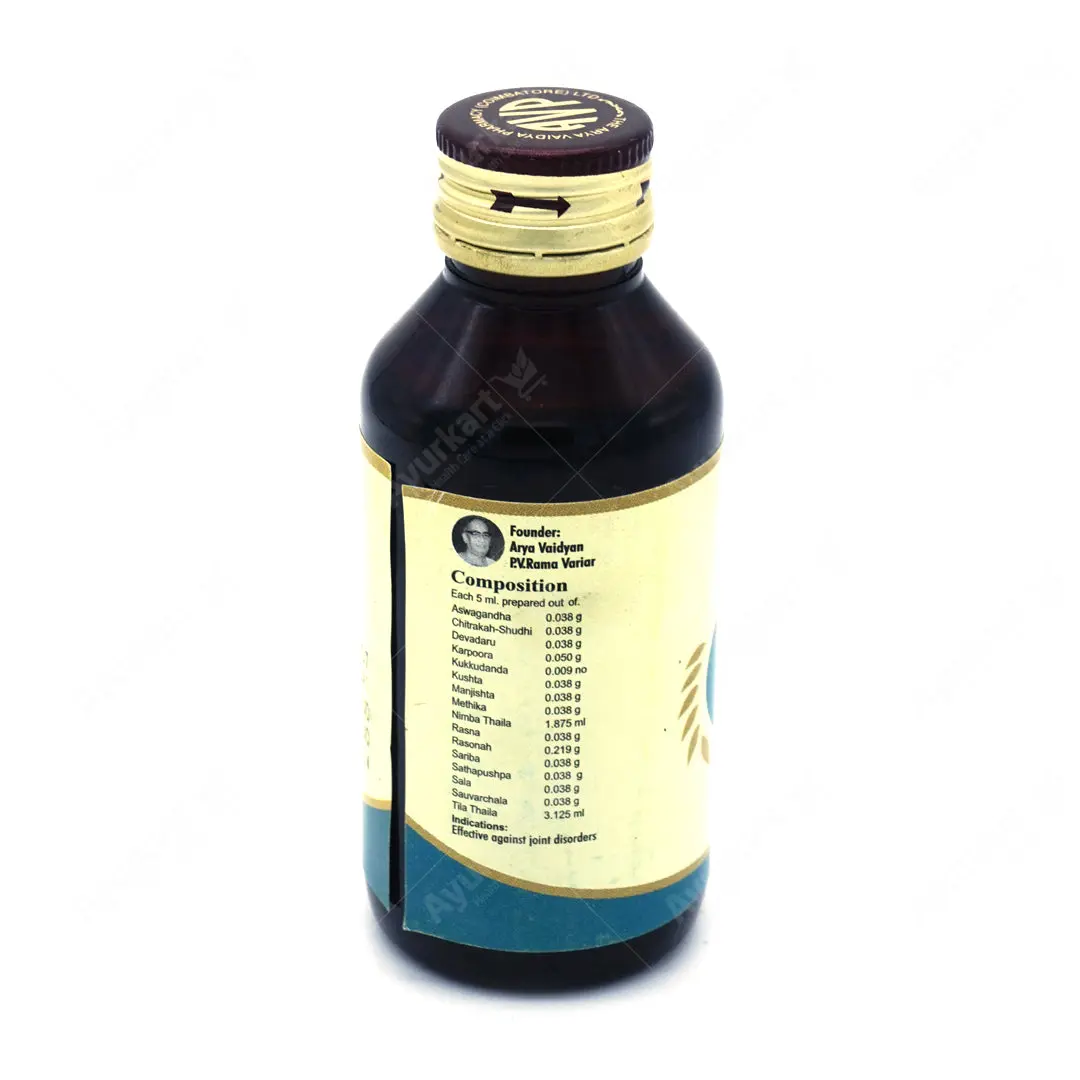 Vathasamana Thailam 100ML - AVP Ayurveda - Image 2