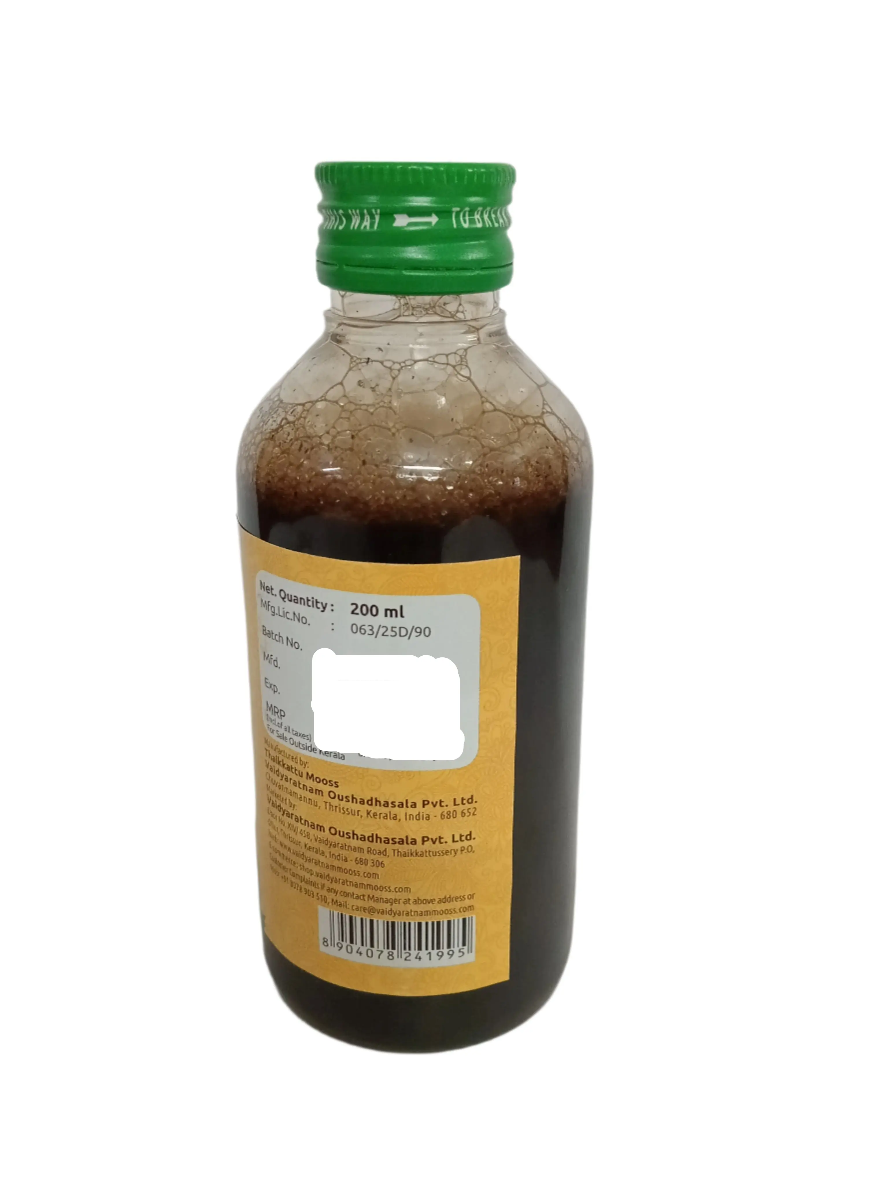 Vidaryadi Kashayam - 200ML - Vaidyaratnam - Image 3