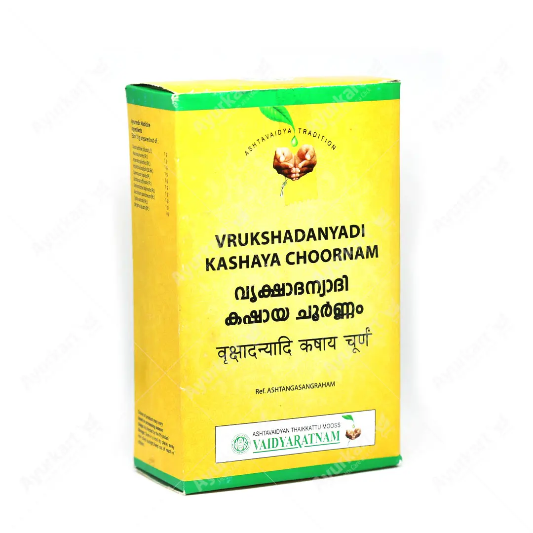 Vrukshadanyadi Kashaya Choornam - 100GM - Vaidyaratnam - Image 4