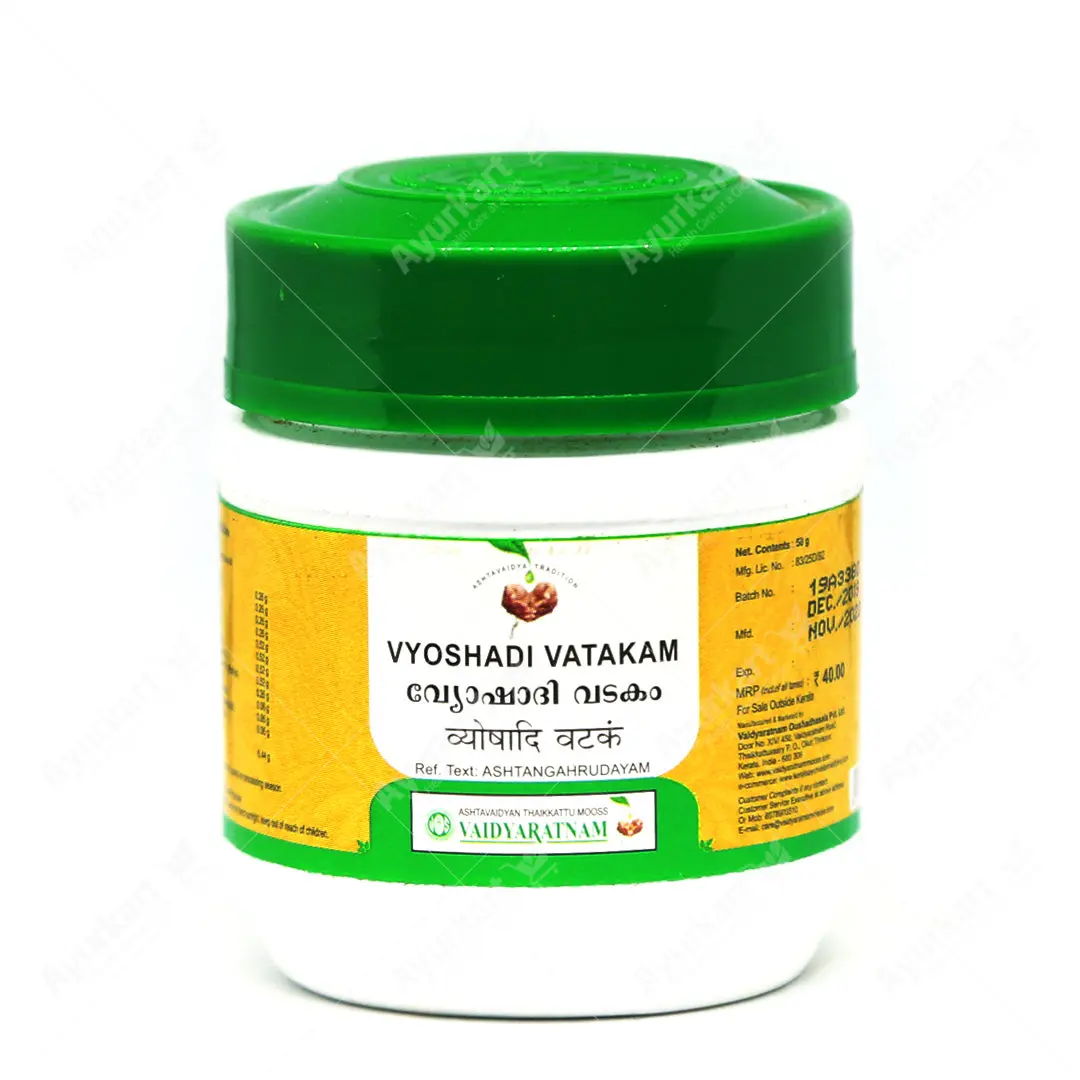 Vyoshadi Vatakam - 50GM - Vaidyaratnam
