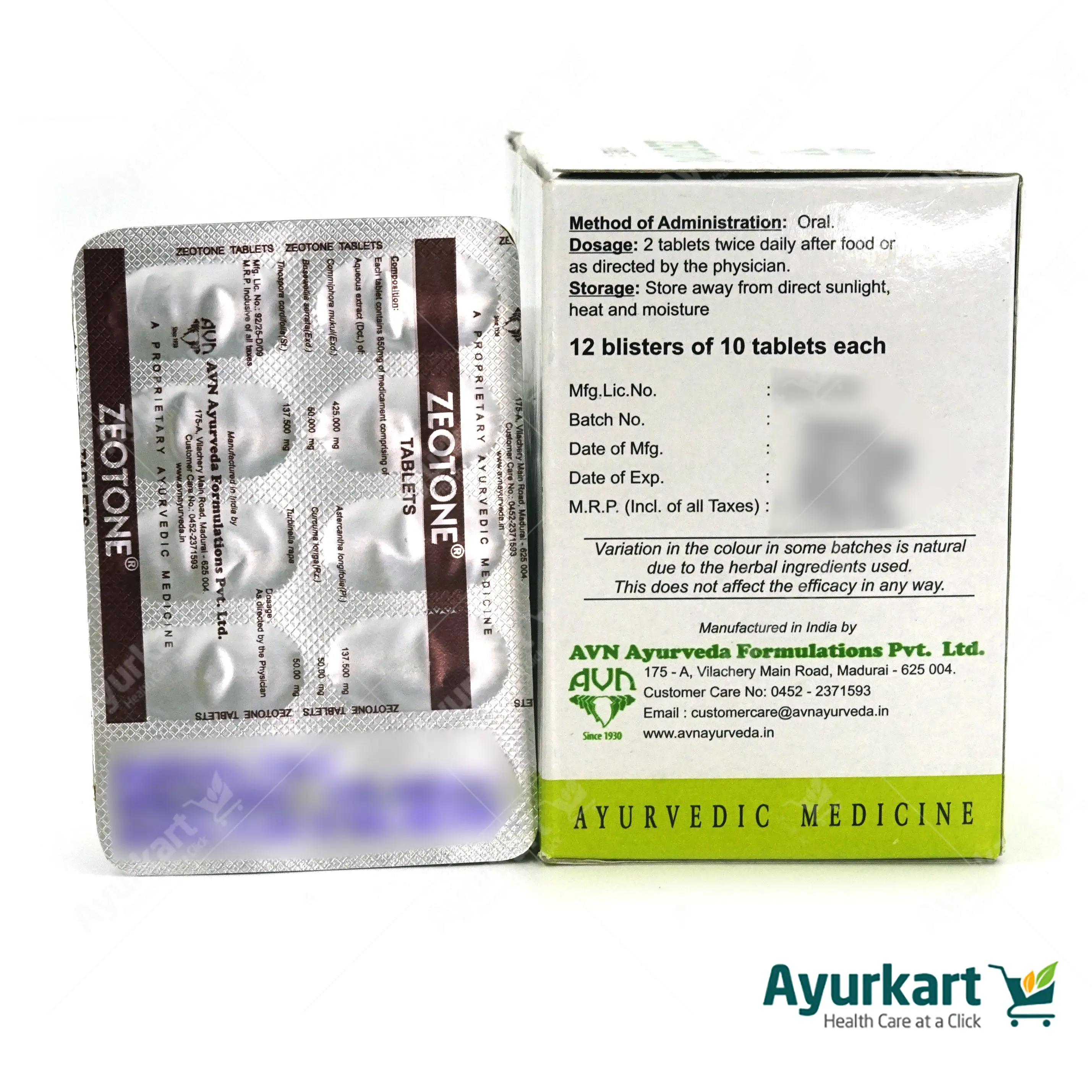 Zeotone Soft Gel Capsules - 120Nos. - AVN Arogya - Image 4